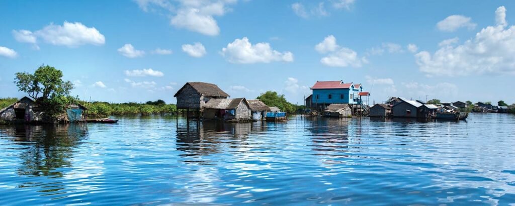 Tonlé Sap uzvodno tece kao rijeka krupa
